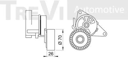 Фото TA1469 Натяжитель TREVI AUTOMOTIVE {forloop.counter}}