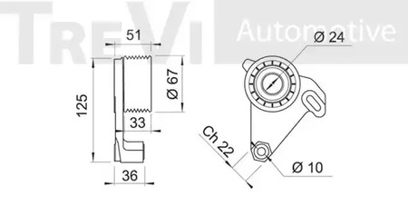 Фото TD1130 Ролик TREVI AUTOMOTIVE {forloop.counter}}