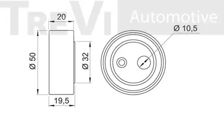 Фото TD1163 Ролик TREVI AUTOMOTIVE {forloop.counter}}