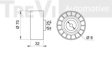 Фото TA1074 Ролик TREVI AUTOMOTIVE {forloop.counter}}