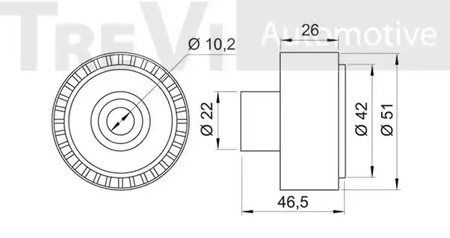 Фото TA1597 Ролик TREVI AUTOMOTIVE {forloop.counter}}