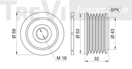 Фото AP1038 Механизм свободного хода TREVI AUTOMOTIVE {forloop.counter}}