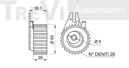 Фото TD1226 Ролик TREVI AUTOMOTIVE {forloop.counter}}