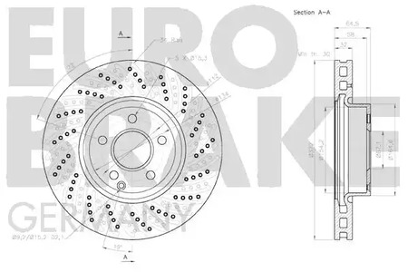 Фото 58152033102 Тормозной диск EUROBRAKE {forloop.counter}}