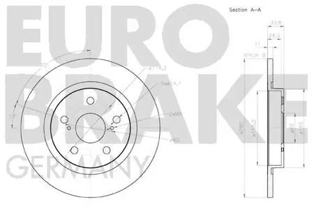 Фото 58152045131 Тормозной диск EUROBRAKE {forloop.counter}}