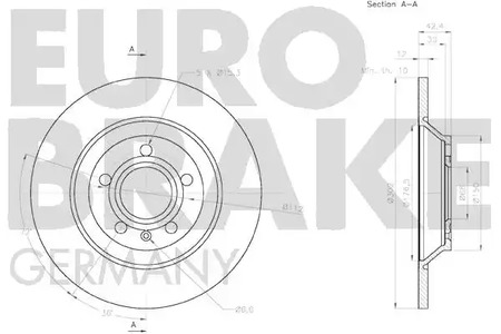 Фото 58152047148 Тормозной диск EUROBRAKE {forloop.counter}}