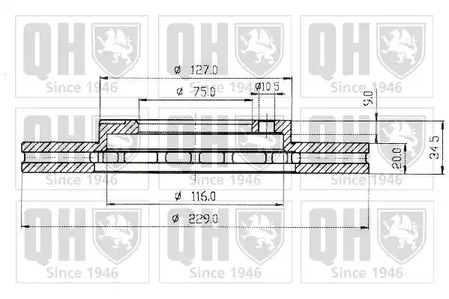 Фото BDC3595 Тормозной диск QUINTON HAZELL {forloop.counter}}