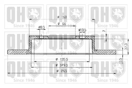 Фото BDC4599 Тормозной диск QUINTON HAZELL {forloop.counter}}