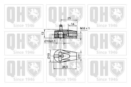 Фото QTS128099 Газовая пружина QUINTON HAZELL {forloop.counter}}