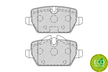 Фото FDB1806 Комплект тормозных колодок Ferodo {forloop.counter}}