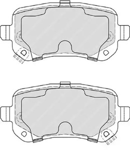 Фото FDB4196 Комплект тормозных колодок FERODO {forloop.counter}}