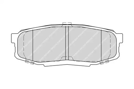 Фото FDB4230 Комплект тормозных колодок FERODO {forloop.counter}}