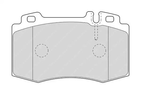 Фото FSL1661 Комплект тормозных колодок FERODO {forloop.counter}}