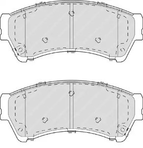 Фото FSL4062 Комплект тормозных колодок FERODO {forloop.counter}}