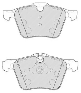 Фото FSL4108 Комплект тормозных колодок FERODO {forloop.counter}}