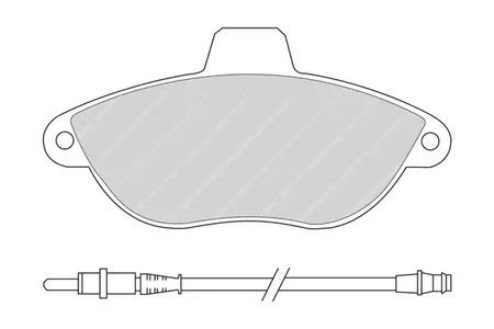 Фото FVR1002 Комплект тормозных колодок Ferodo {forloop.counter}}