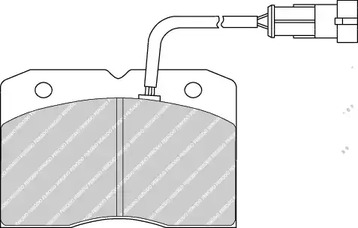 Фото FVR1353 Комплект тормозных колодок FERODO {forloop.counter}}