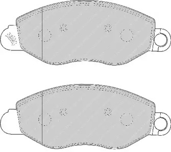 Фото FVR1461 Комплект тормозных колодок Ferodo {forloop.counter}}