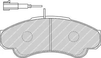 Фото FVR1479 Комплект тормозных колодок Ferodo {forloop.counter}}