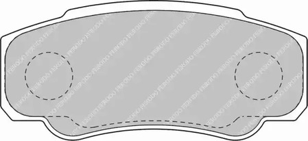 Фото FVR1480 Комплект тормозных колодок Ferodo {forloop.counter}}
