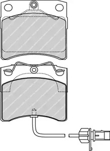 Фото FVR1492 Комплект тормозных колодок FERODO {forloop.counter}}