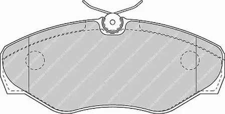 Фото FVR1515 Комплект тормозных колодок Ferodo {forloop.counter}}