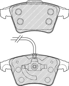 Фото FVR1642 Комплект тормозных колодок Ferodo {forloop.counter}}