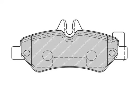 Фото FVR1780 Комплект тормозных колодок FERODO {forloop.counter}}