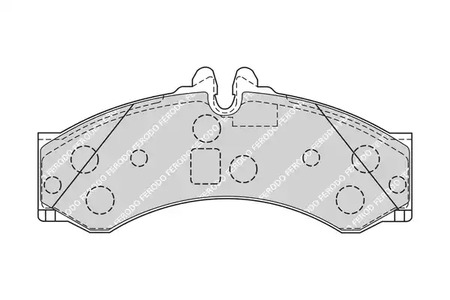 Фото FVR1879 Комплект тормозных колодок Ferodo {forloop.counter}}