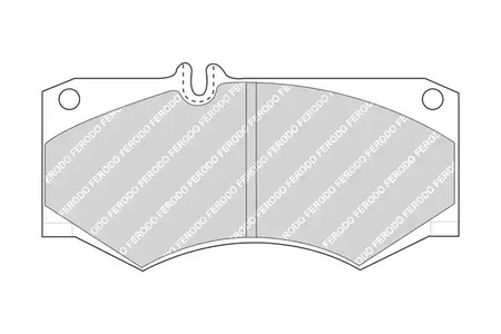 Фото FVR239 Комплект тормозных колодок FERODO {forloop.counter}}