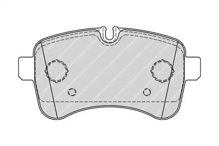 Фото FVR4037 Комплект тормозных колодок FERODO {forloop.counter}}