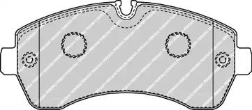 Фото FVR4470 Комплект тормозных колодок FERODO {forloop.counter}}