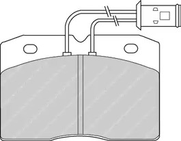 Фото FVR511 Комплект тормозных колодок FERODO {forloop.counter}}