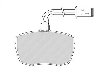 Фото FVR543 Комплект тормозных колодок FERODO {forloop.counter}}