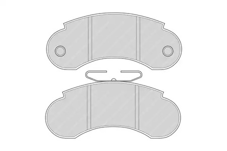 Фото FVR752 Комплект тормозных колодок FERODO {forloop.counter}}