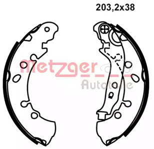 Фото MG236 Комлект тормозных накладок METZGER {forloop.counter}}