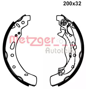 Фото MG237 Комлект тормозных накладок METZGER {forloop.counter}}