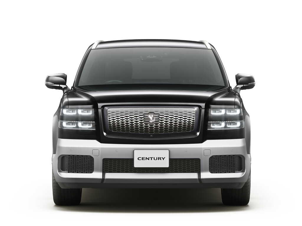 Toyota Century SUV — фирменная решётка радиатора с эмблемой феникса, узнаваемая по седанам с 1967 года