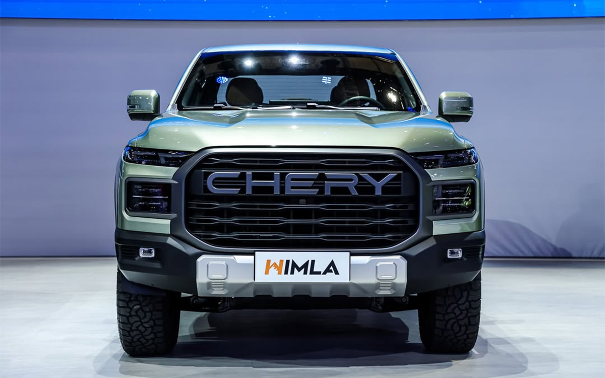 Chery Himla 2.4T — первый пикап марки, вид спереди