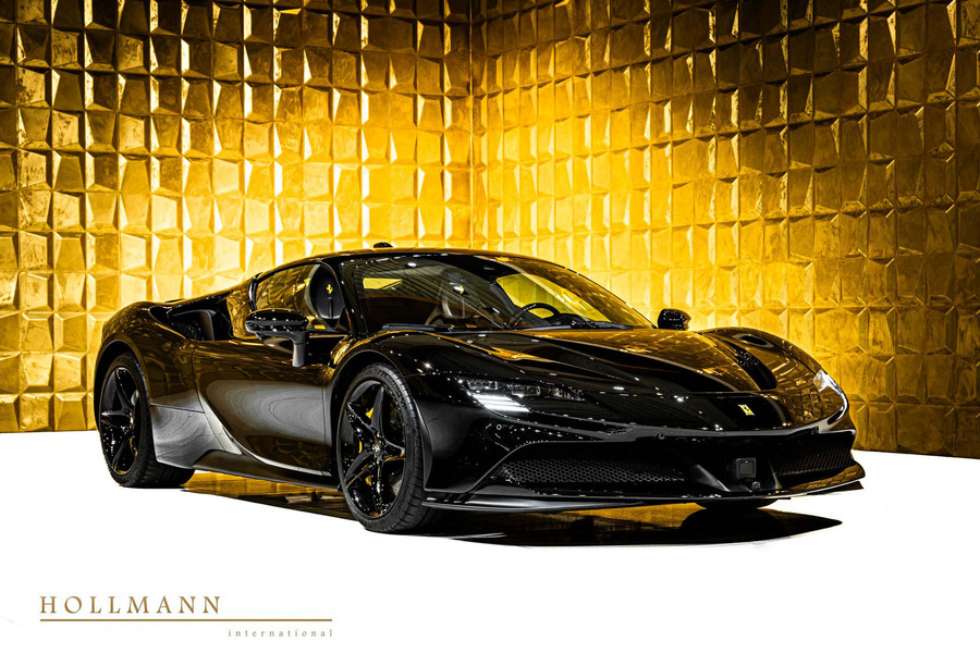 Ferrari SF90 Stradale, предложение Hollmann 26G0347 — чёрный, пробег 8 200 км, 986 л.с. (735 кВт), 39 200 000 ₽ под ключ