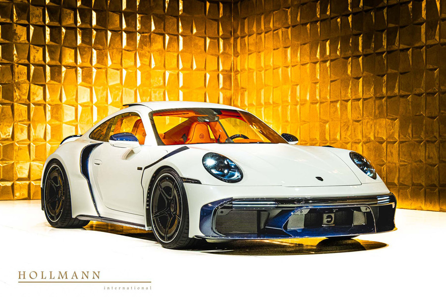 Porsche 911 BRABUS 900 ROCKET R — виджбоди WIDESTAR из карбона поверх кузова 911 Turbo S