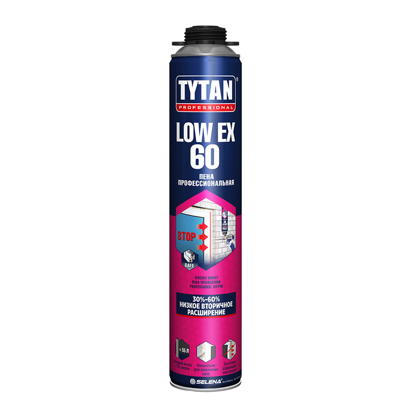  монтажная Tytan Professional Low-Expansion профессиональная 750 мл .