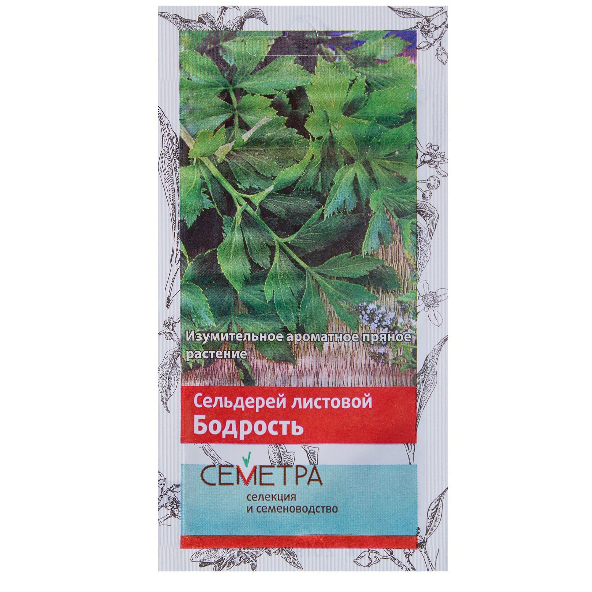 Семена сельдерей листовой Бодрость Семетра (0.5 г) - Купить с доставкой вСТРОЙУДАЧЕ