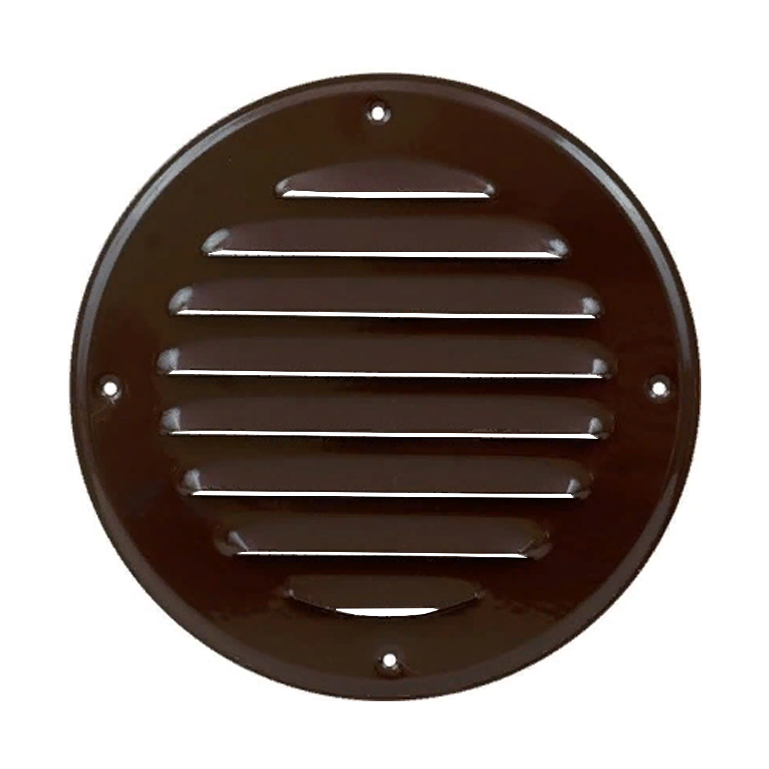 Решетка вентиляционная металлическая коричневая d-120 мм - Купить с .