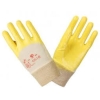 Перчатки с нитриловым покрытием Лайт, арт.0516 желтые