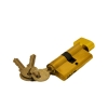 Цилиндр замка 60мм золото ключ-ключ 3 ключа СВ 3030В