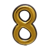 Цифра дверная "Trodos" "8", золото