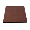 Плитка резиновая 500х500х30 коричневая Блок Строй