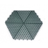 Покрытие темно-зеленой модульное шестигранное 9 шт/уп Gard-Plast 15123