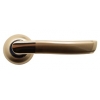 Ручка дверная "TRODOS" AL-77 PB/SB/CP золото/мат.золото/хром